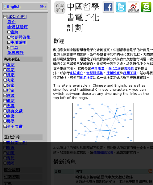 中國哲學書電子化計劃